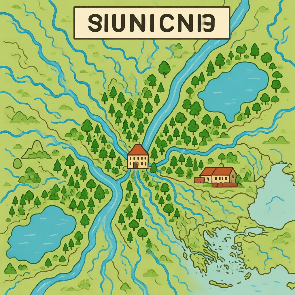Altstadt Munich Physical Geography Map - Natural Features