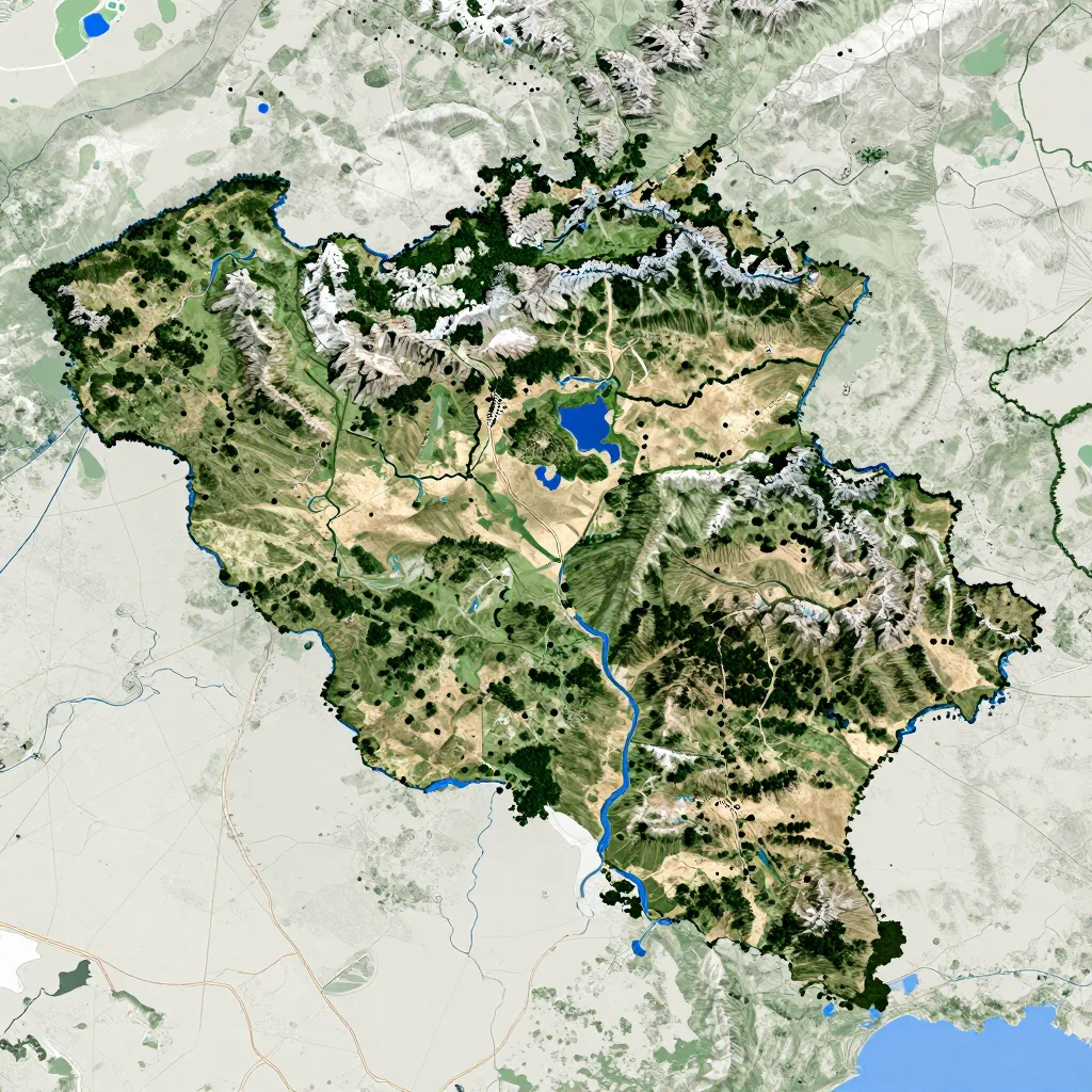 Alveringem, Belgium - Physical Geography Map Alveringem, Belgium Physical Geography Map