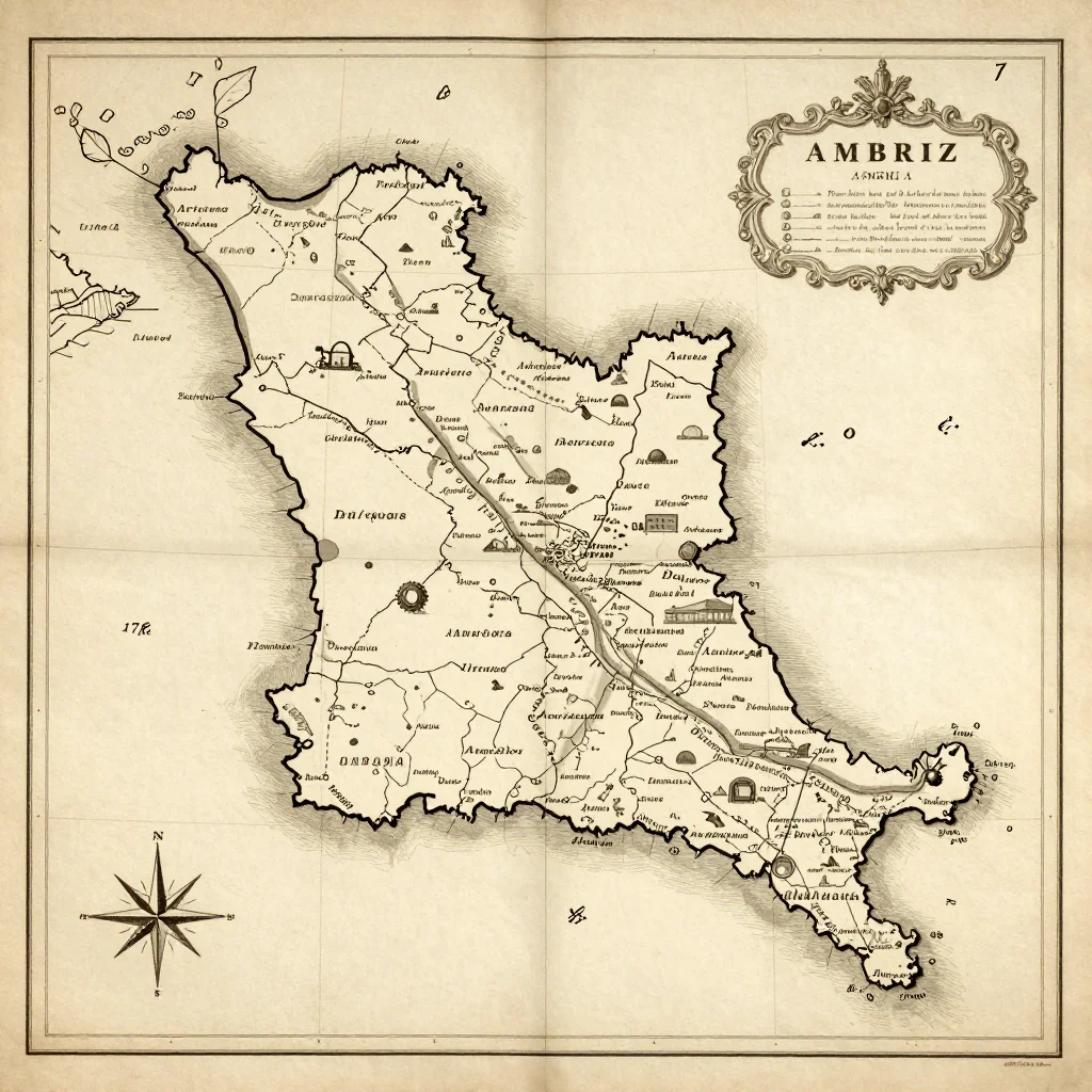 Ambriz, Angola Vintage Map