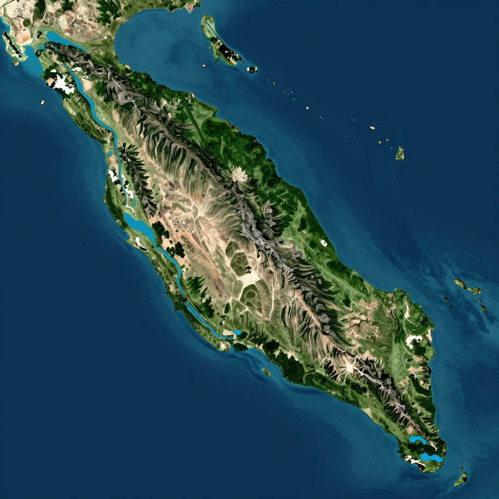 American Samoa Physical Geography Map