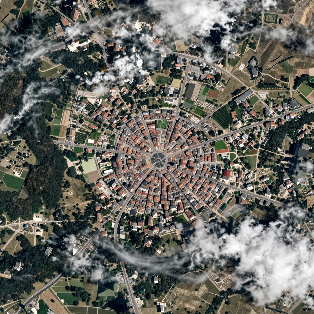 Andorra la Vella, Andorra Satellite View