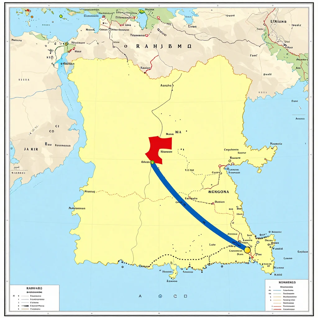 Angola Political Map