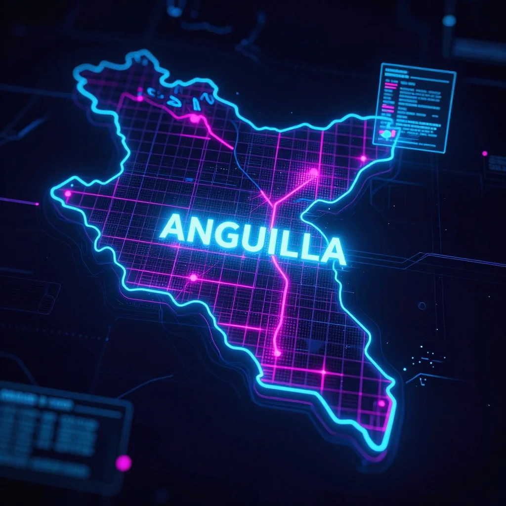 Anguilla Cyberpunk Map