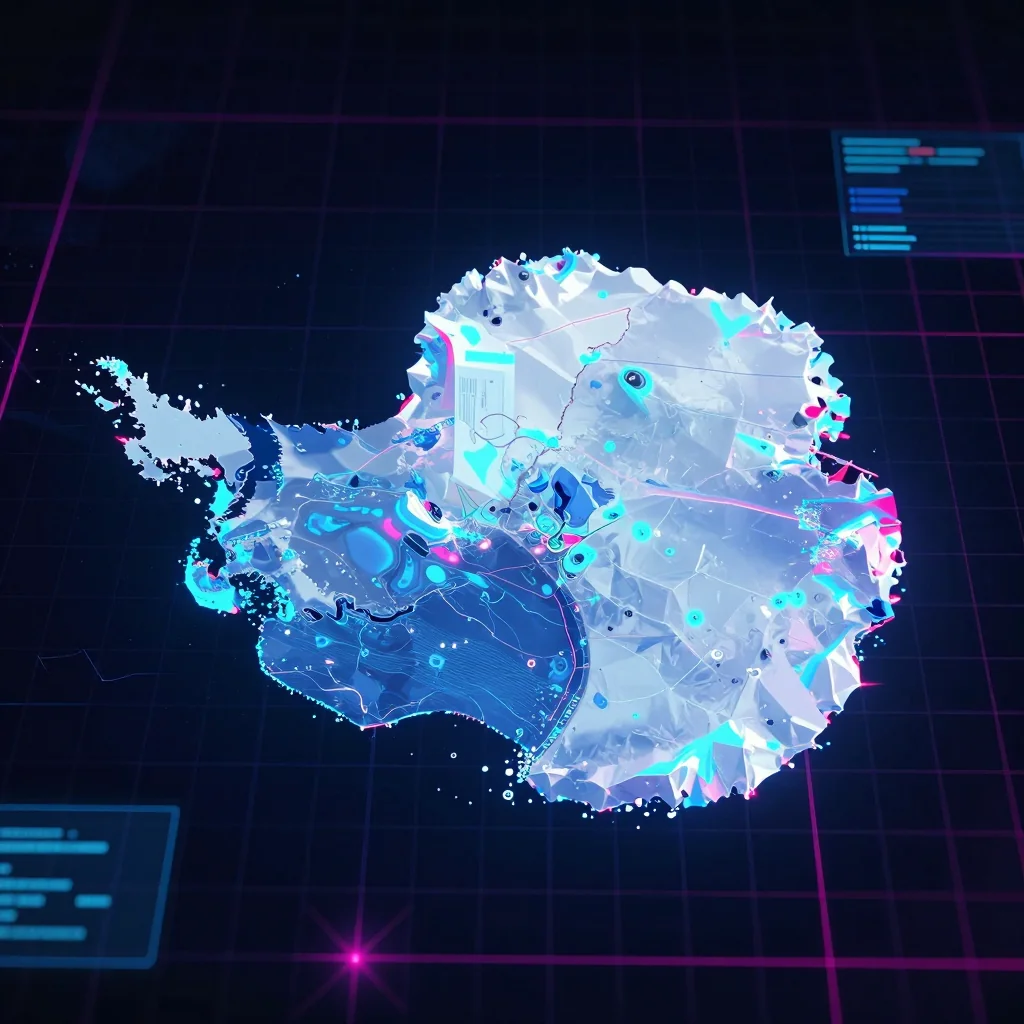 Antarctica Cyberpunk Map