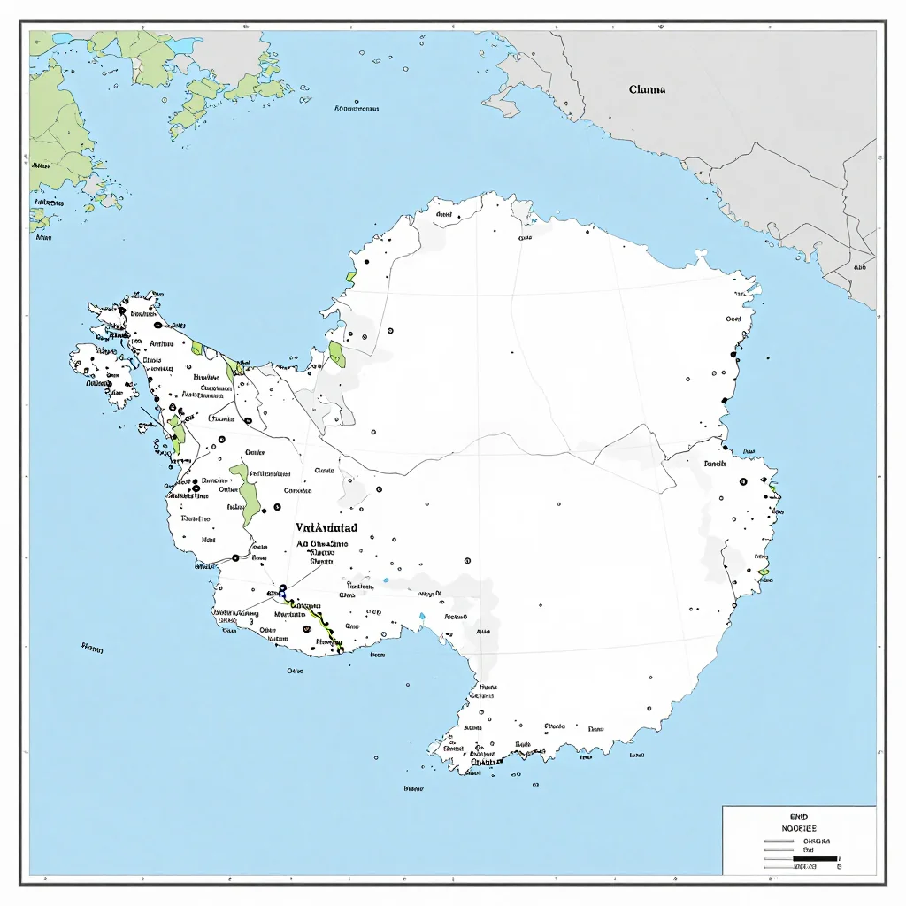 Antarctica Political Map