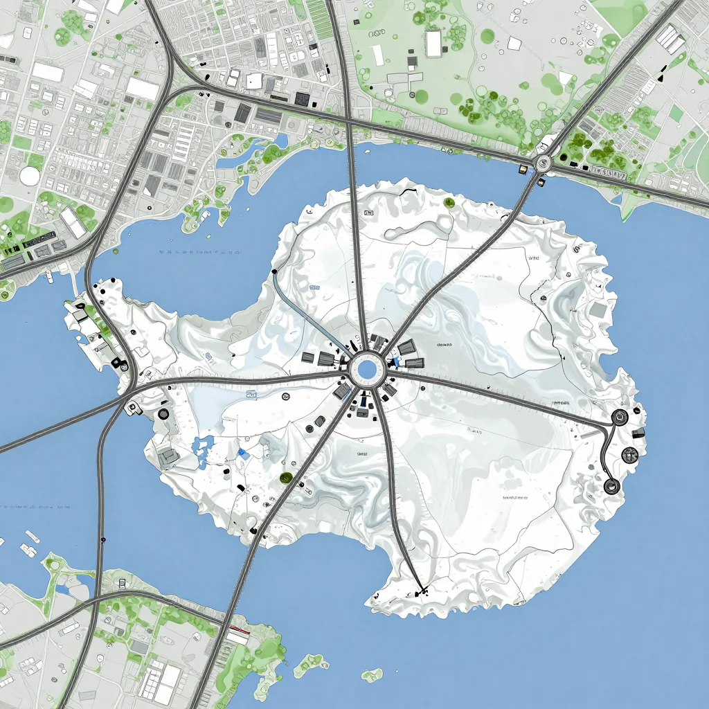 Antarctica Street Map