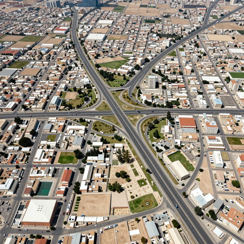 Aoulef, Algeria Street Map
