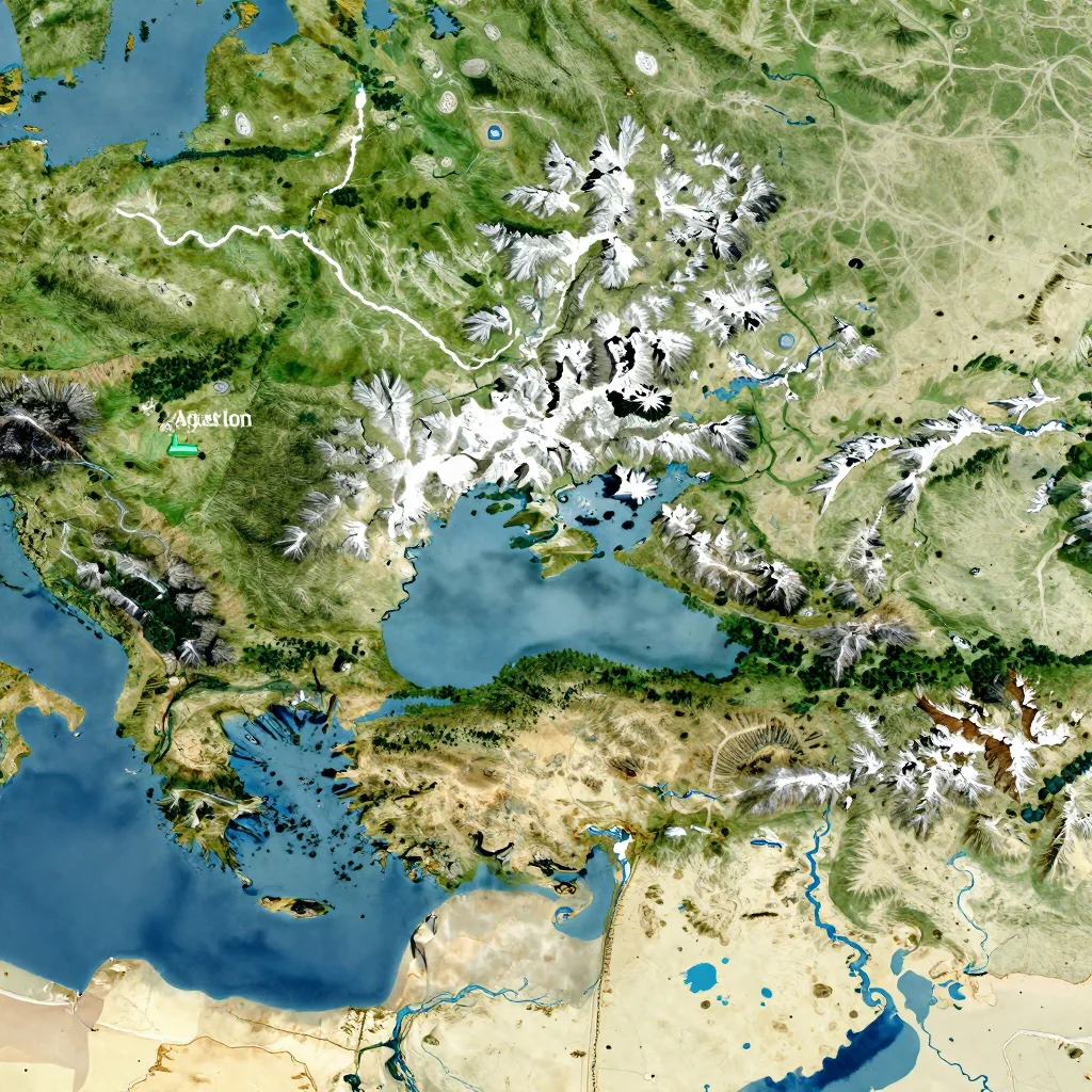 Apetlon, Austria Physical Geography Map