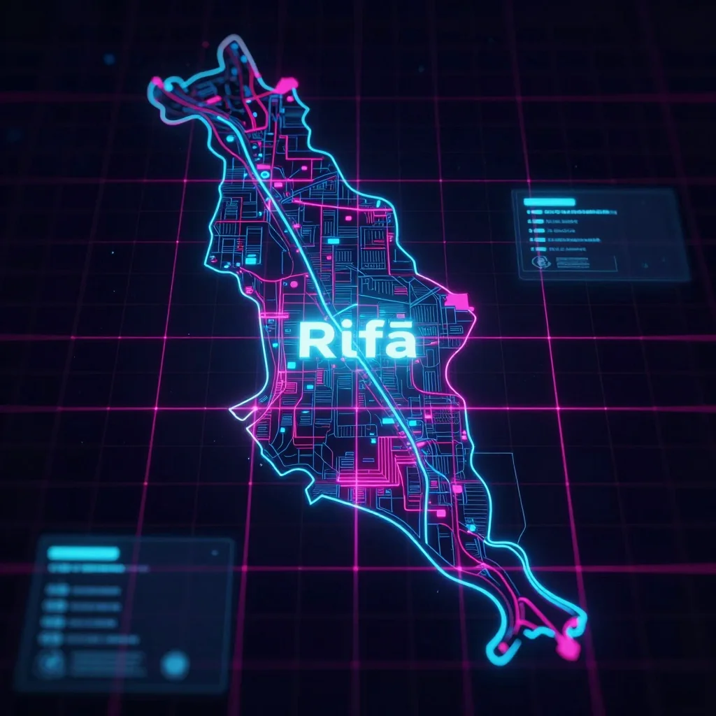 Ar Rifā‘, Bahrain Cyberpunk Map