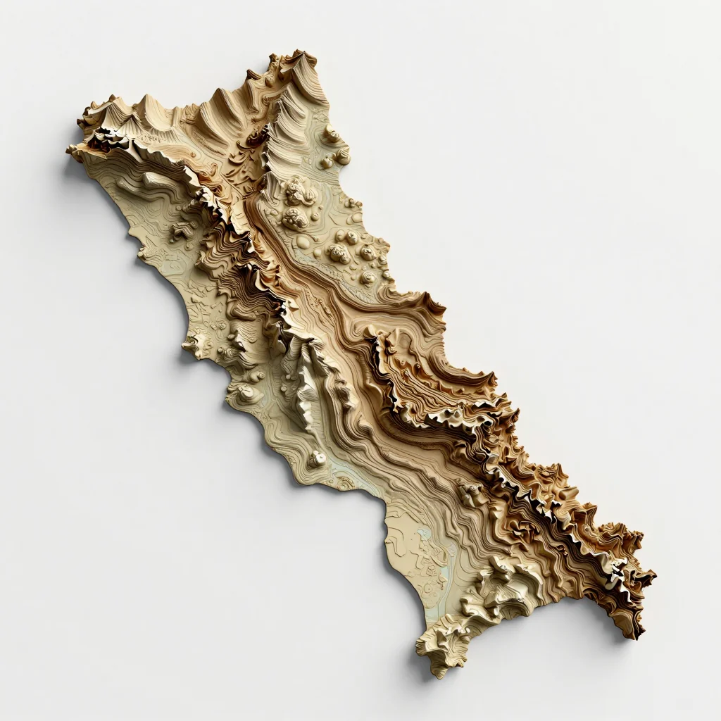 Ar Rifā‘, Bahrain 3D Topographic