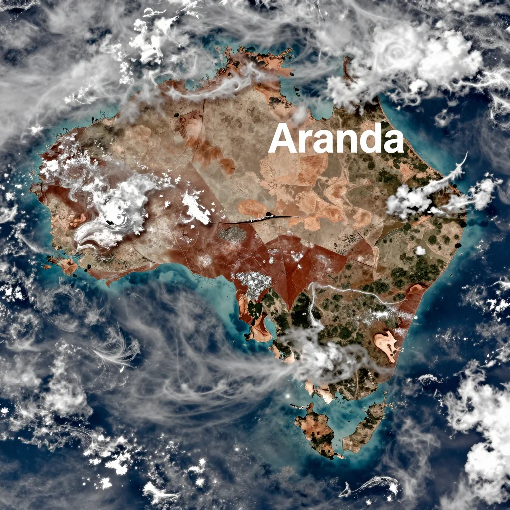 Aranda, Australia Satellite View