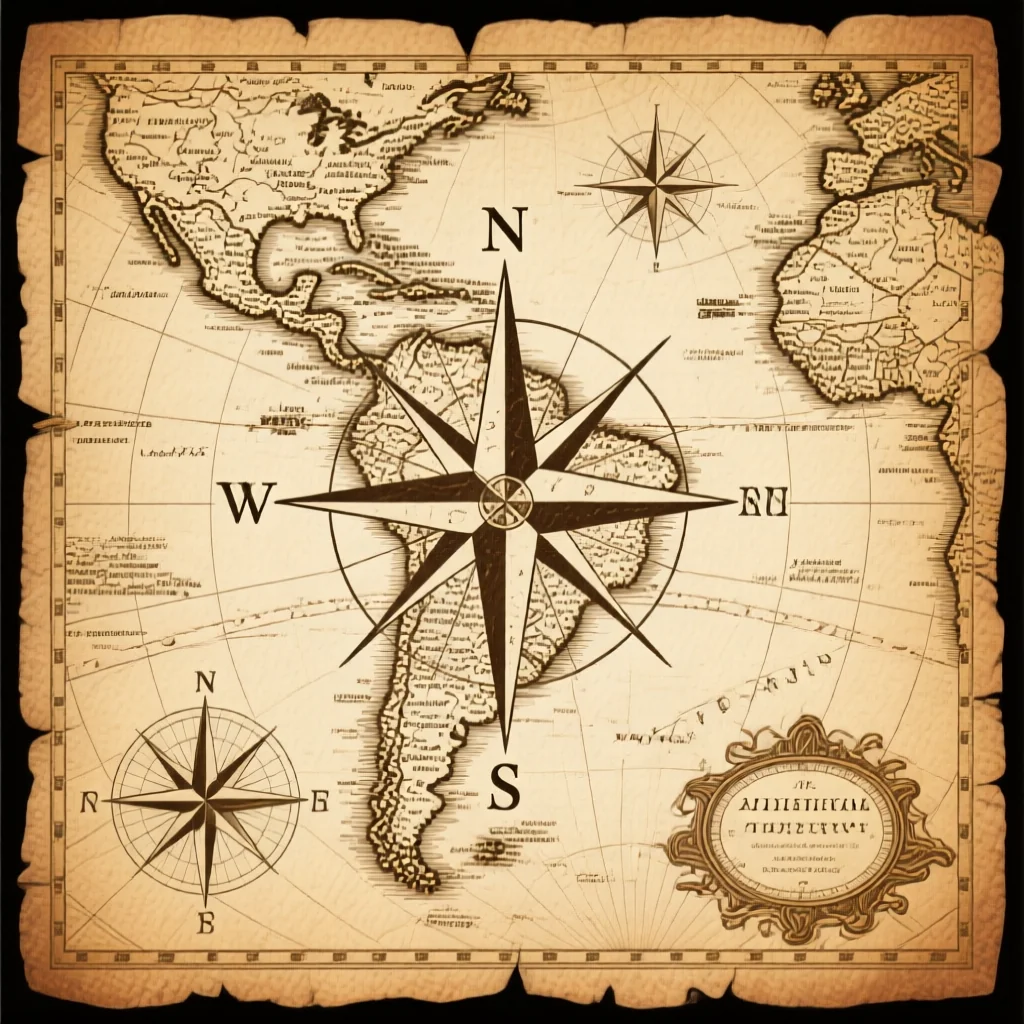 Argentina Historical Map - Antique Cartography Style, Exploration Era