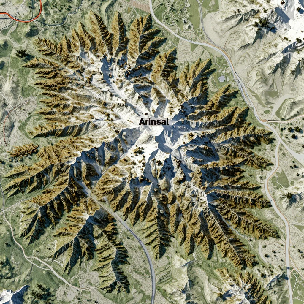 Arinsal, Andorra Topographic Map