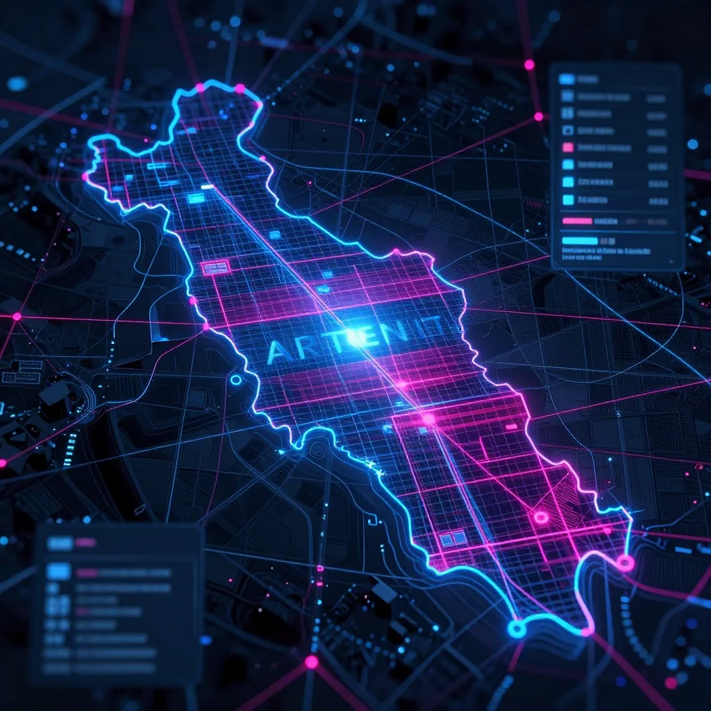 Arteni, Armenia Cyberpunk Map