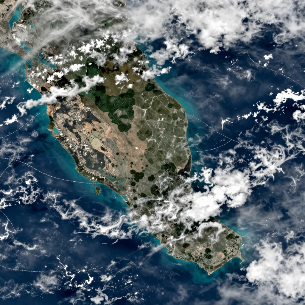 Aruba Satellite View
