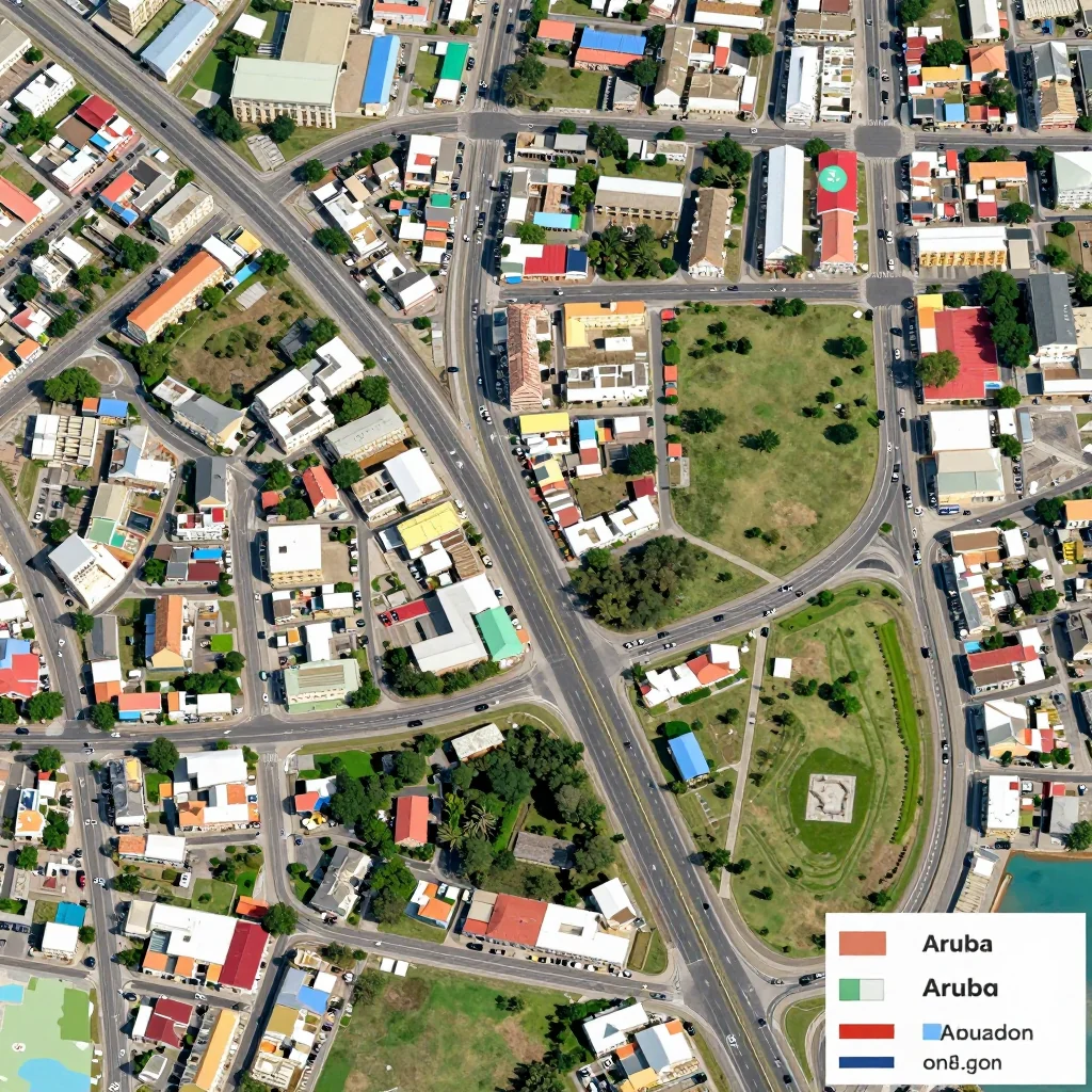 Aruba Street Map