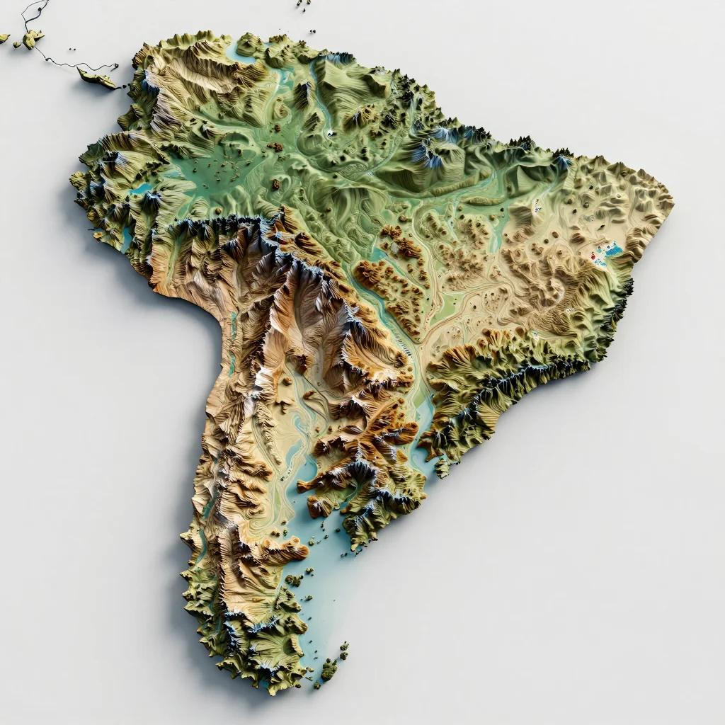 Aruba Topographic Map