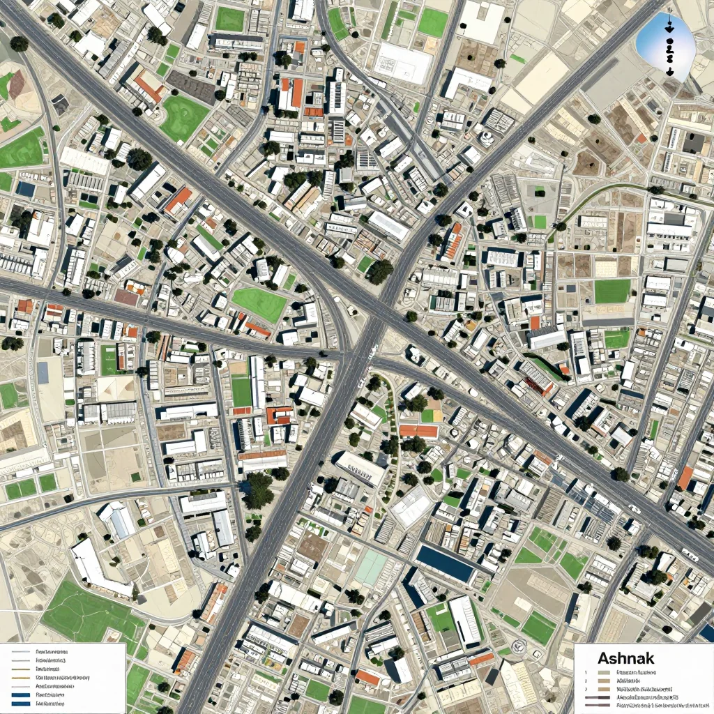 Ashnak, Armenia Street Map