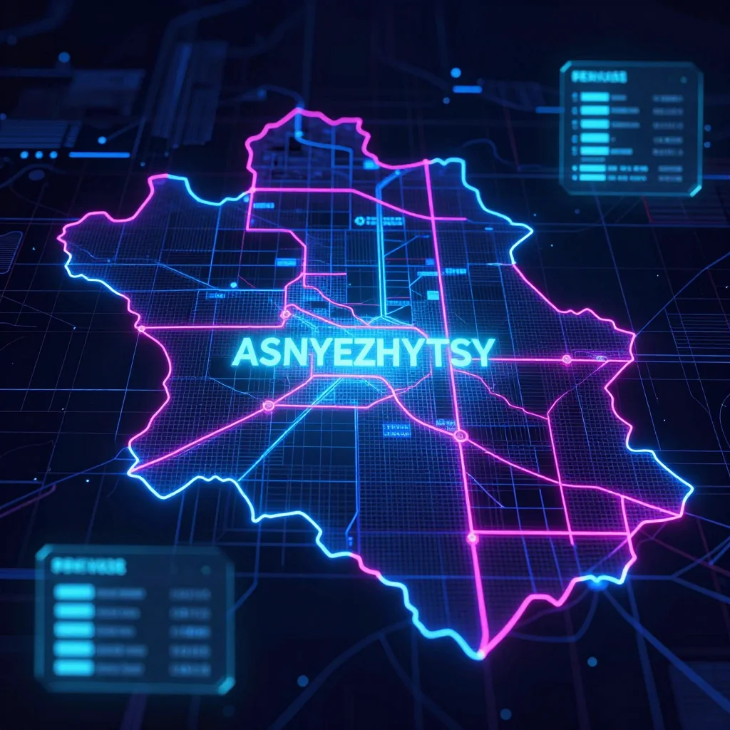 Asnyezhytsy, Belarus Cyberpunk Map