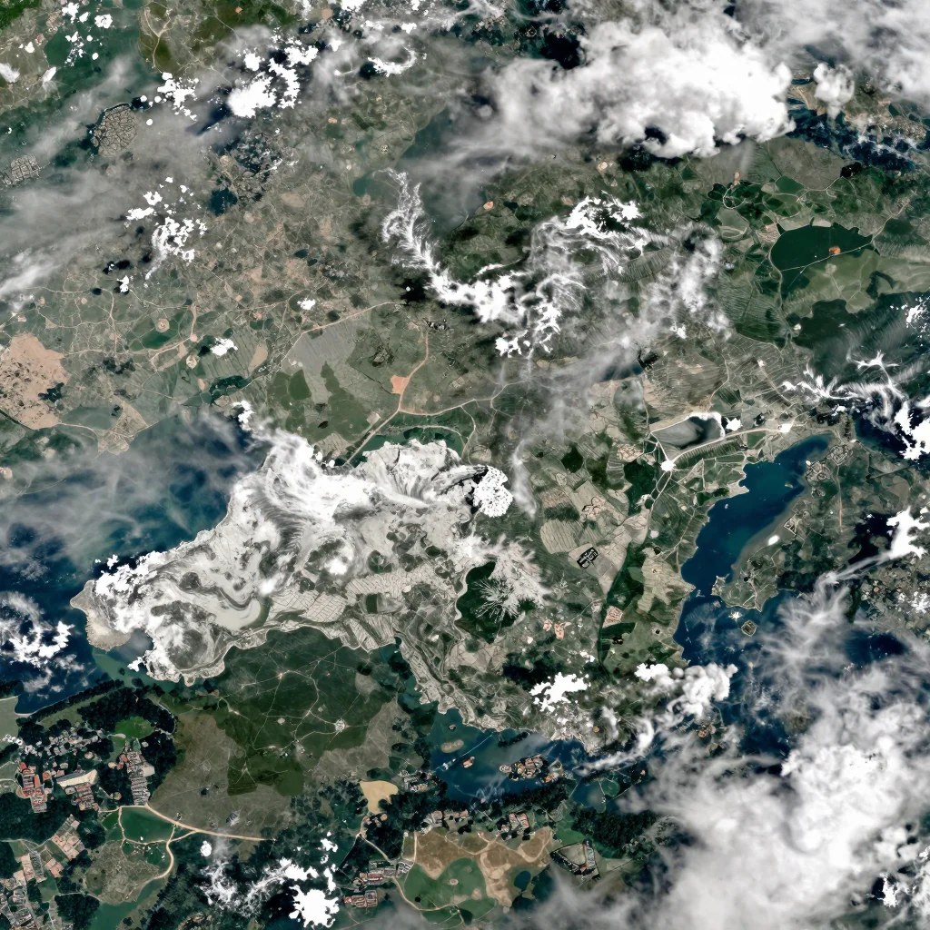 Austria - Satellite Image Austria Satellite View