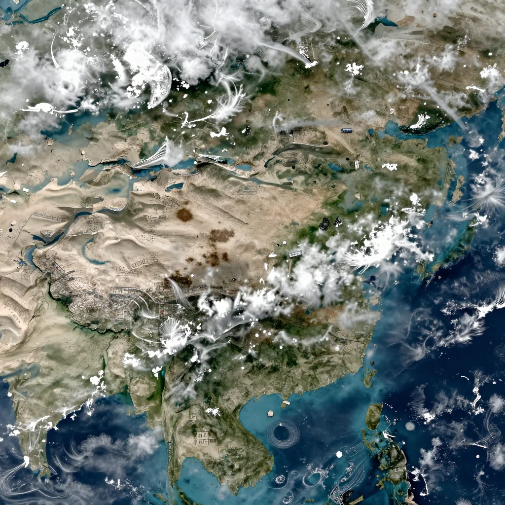 Azerbaijan - Satellite Image Azerbaijan Satellite View