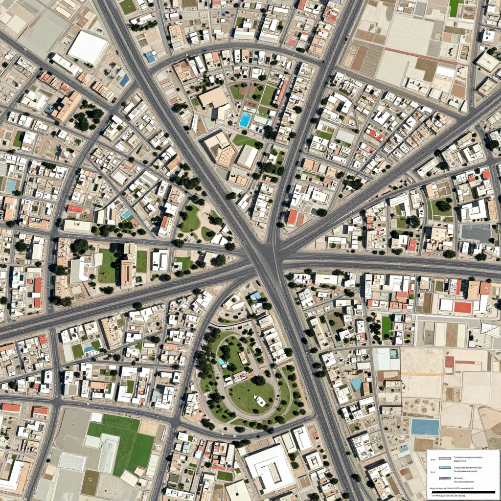 Aïn Defla, Algeria Street Map