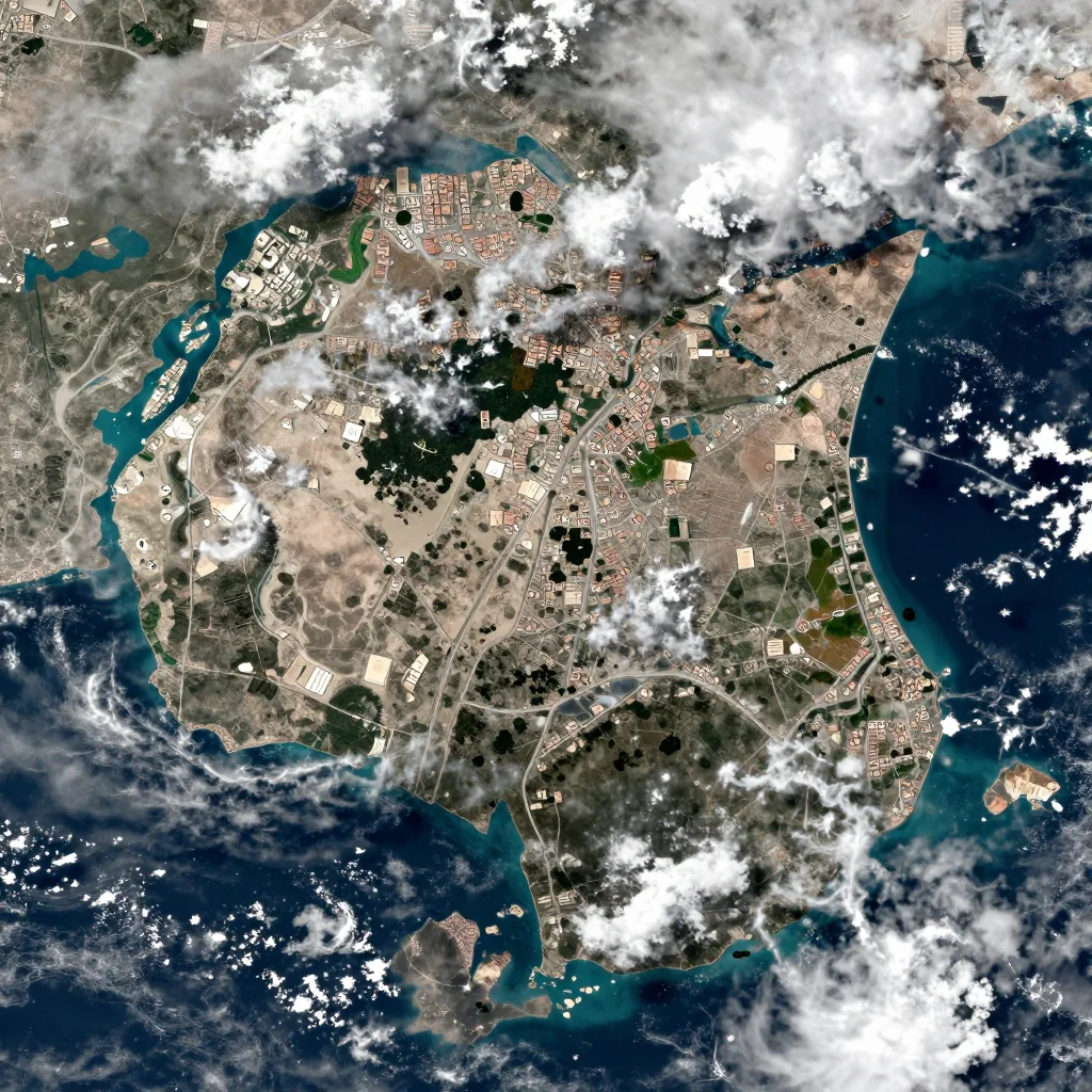 Aïn Temouchent, Algeria - Satellite Image Aïn Temouchent, Algeria Satellite View