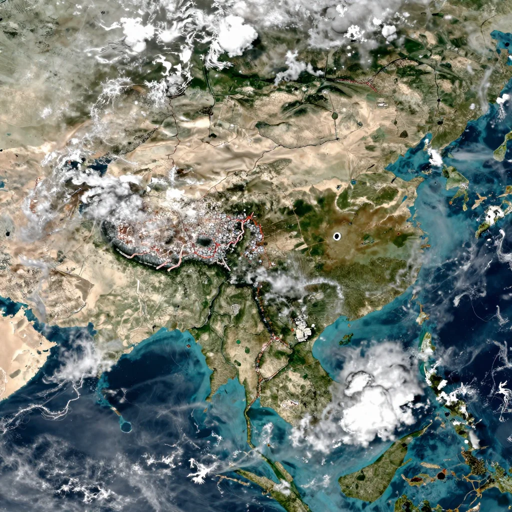 Ağdaş, Azerbaijan - Satellite Image Ağdaş, Azerbaijan Satellite View