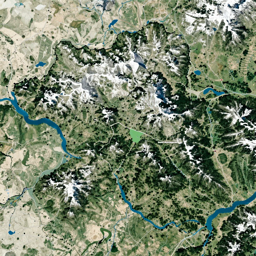 Bad Sauerbrunn, Austria - Physical Geography Map Bad Sauerbrunn, Austria Physical Geography Map