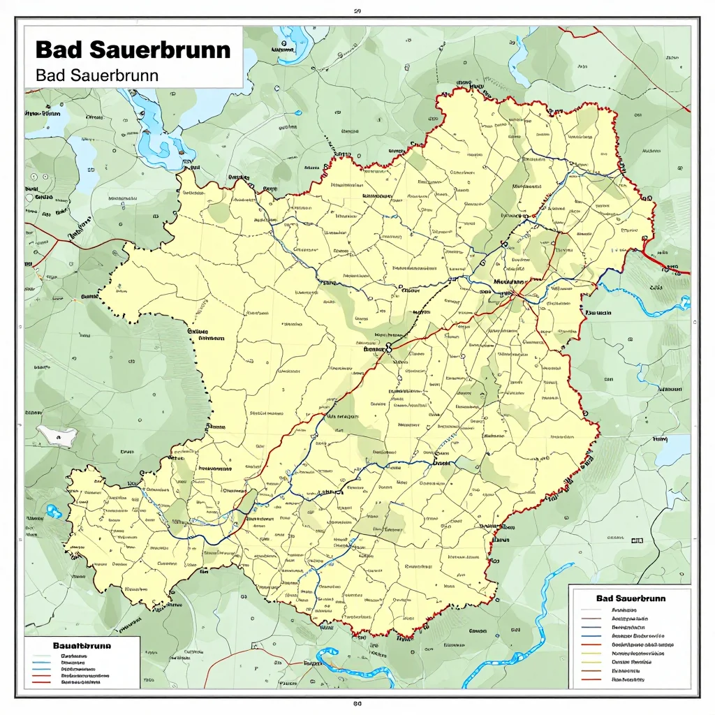 Bad Sauerbrunn, Austria Political Map