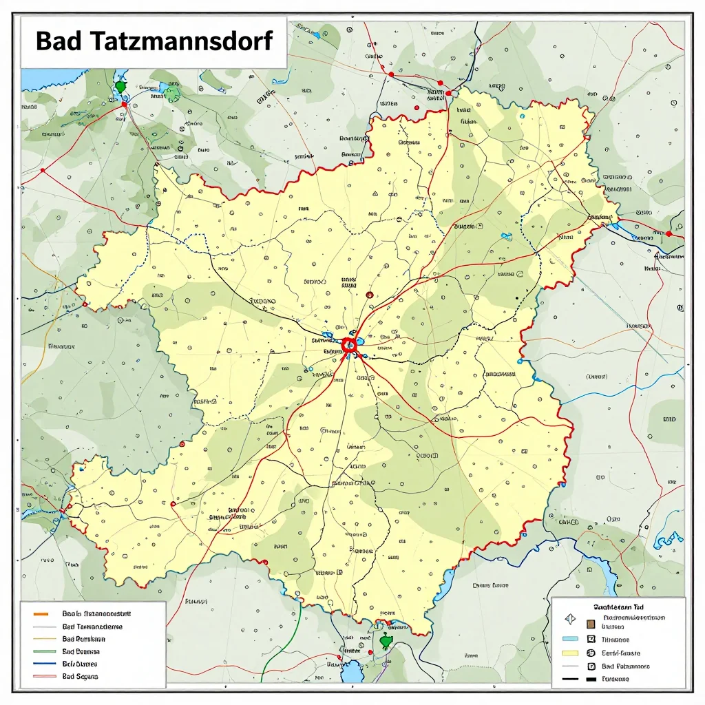 Bad Tatzmannsdorf, Austria Political Map