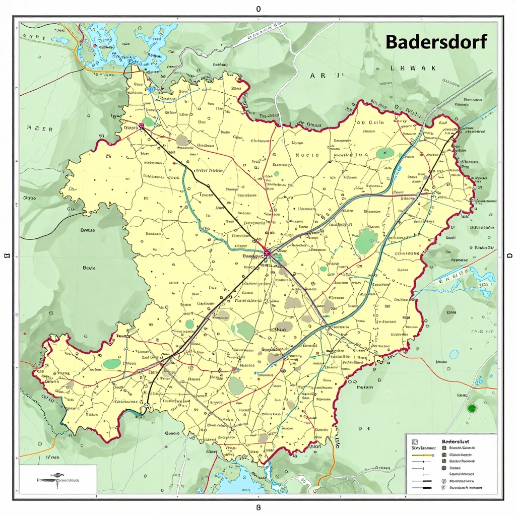 Badersdorf, Austria Political Map