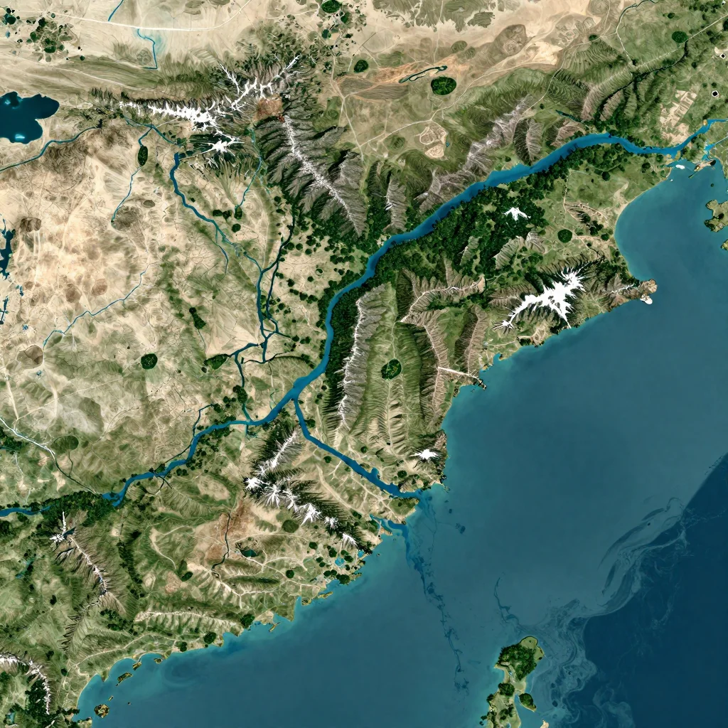 Bagerhat, Bangladesh - Physical Geography Map Bagerhat, Bangladesh Physical Geography Map