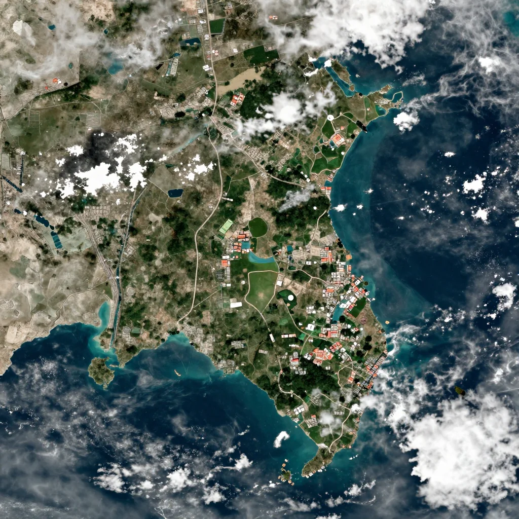 Bagerhat, Bangladesh - Satellite Image Bagerhat, Bangladesh Satellite View