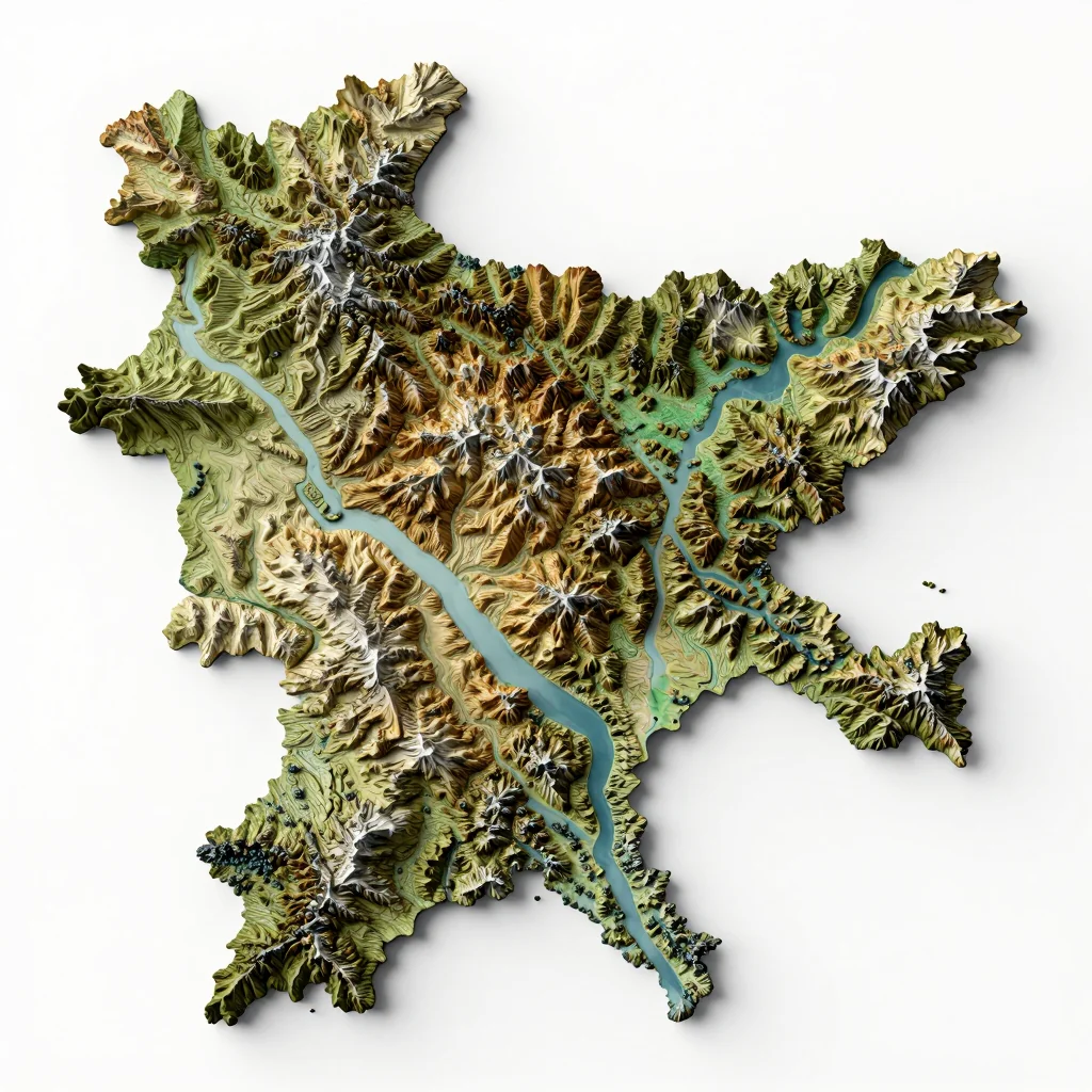 Bagerhat, Bangladesh - Topographic Map Bagerhat, Bangladesh Topographic Map