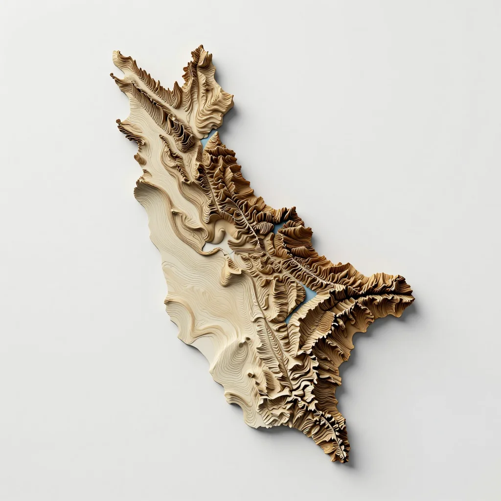 Bahrain 3D Topographic