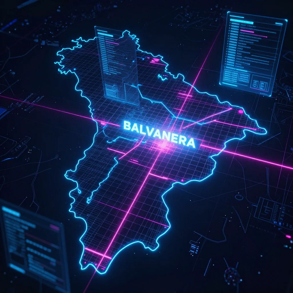 Balvanera, Argentina Cyberpunk Map