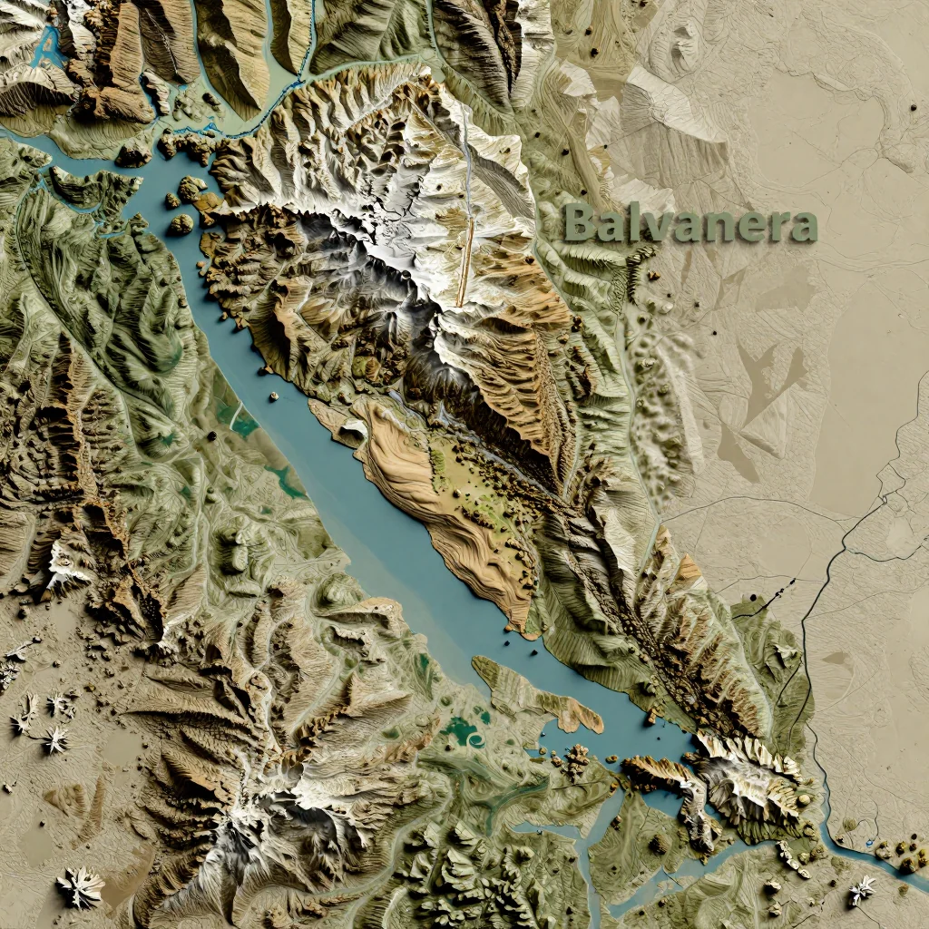 Balvanera, Argentina - Topographic Map Balvanera, Argentina Topographic Map