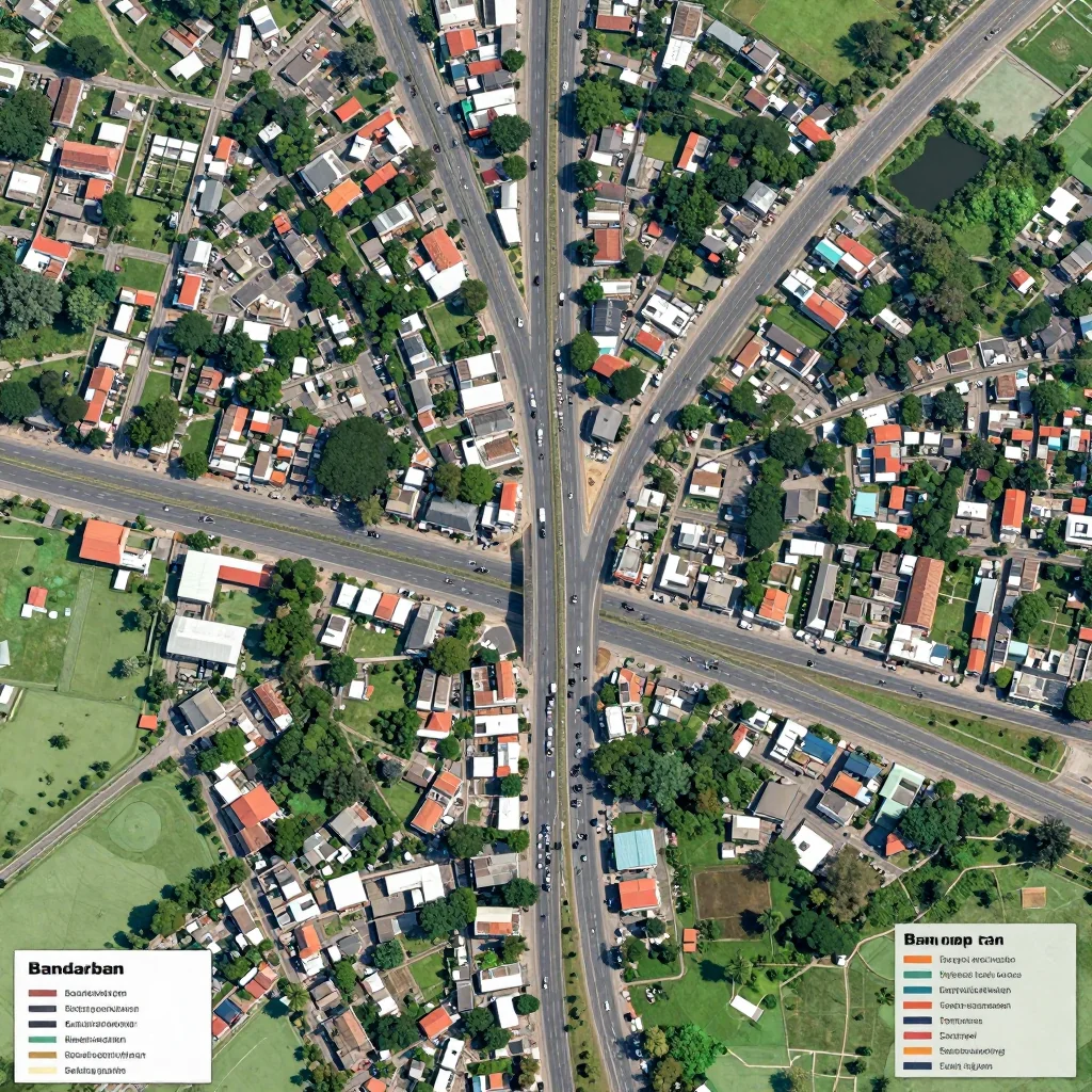 Bandarban, Bangladesh Street Map