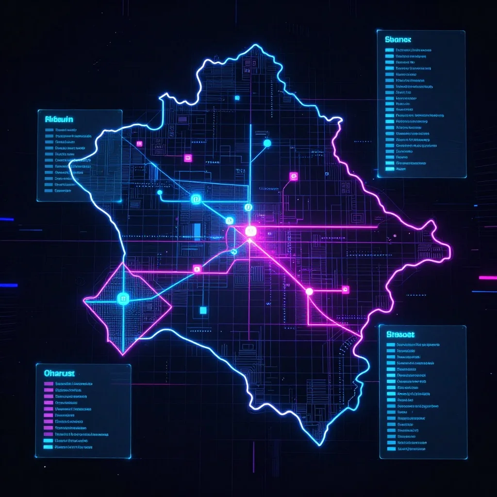 Baranovichskiy Rayon, Belarus Cyberpunk Map