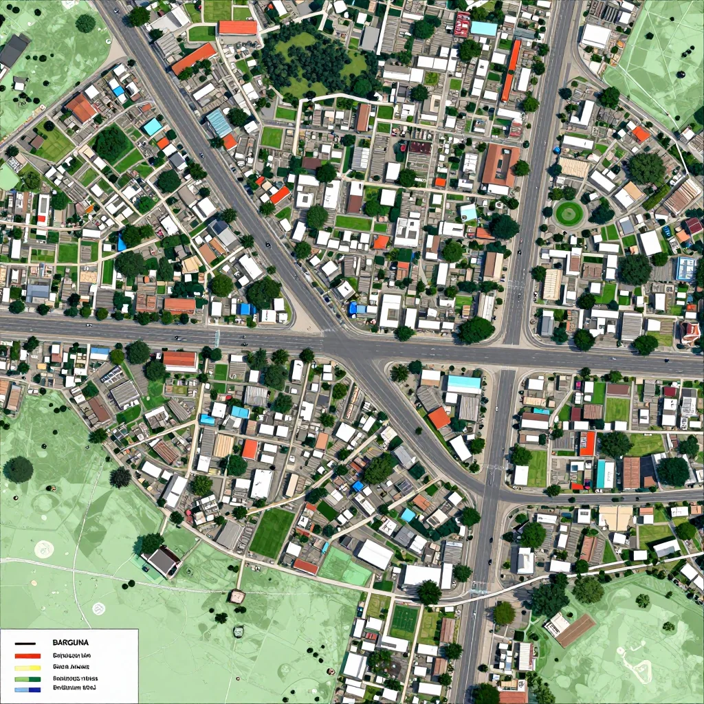 Barguna, Bangladesh Street Map