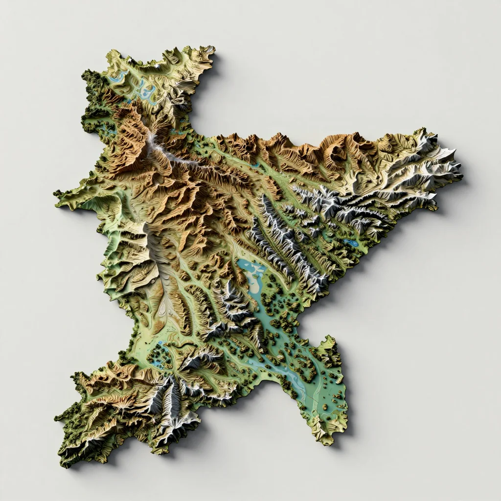 Barguna, Bangladesh - Topographic Map Barguna, Bangladesh Topographic Map