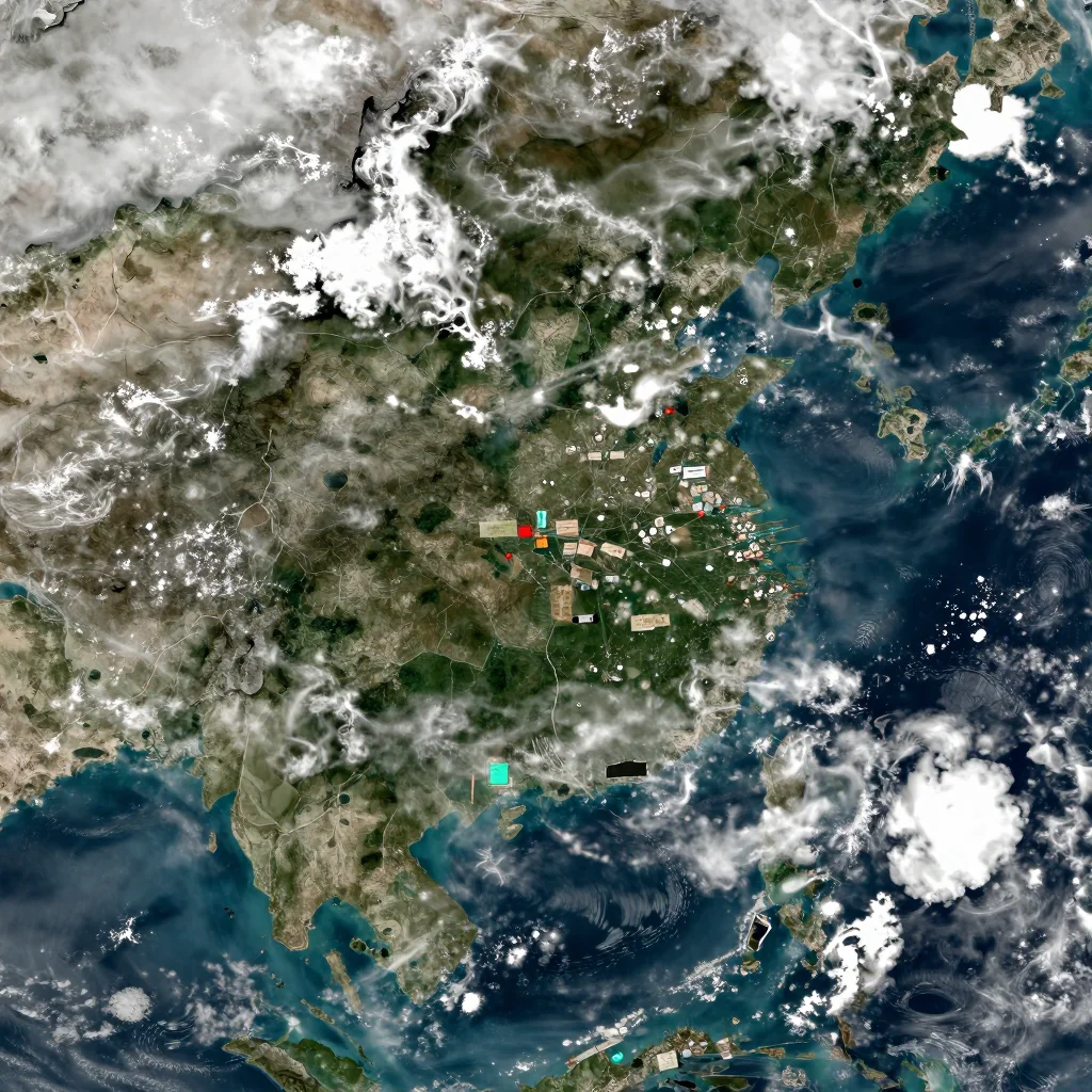 Barisal, Bangladesh Satellite View