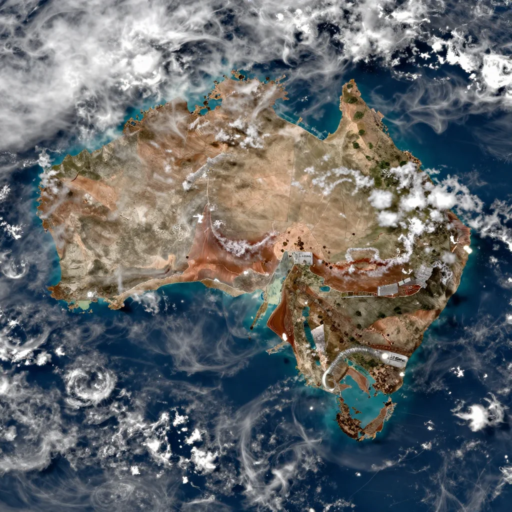 Barton, Australia Satellite View