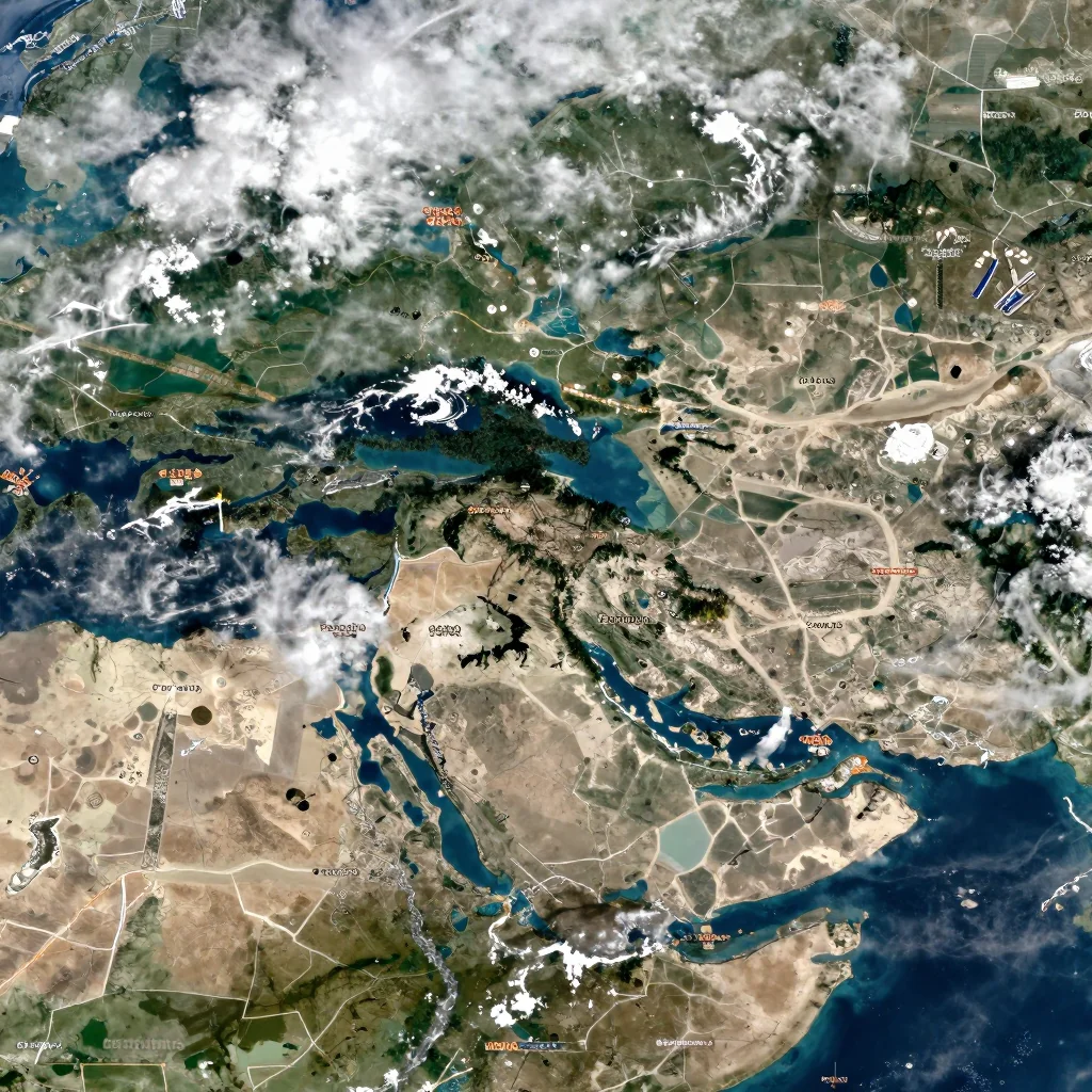 Bashkia Berat, Albania Satellite View