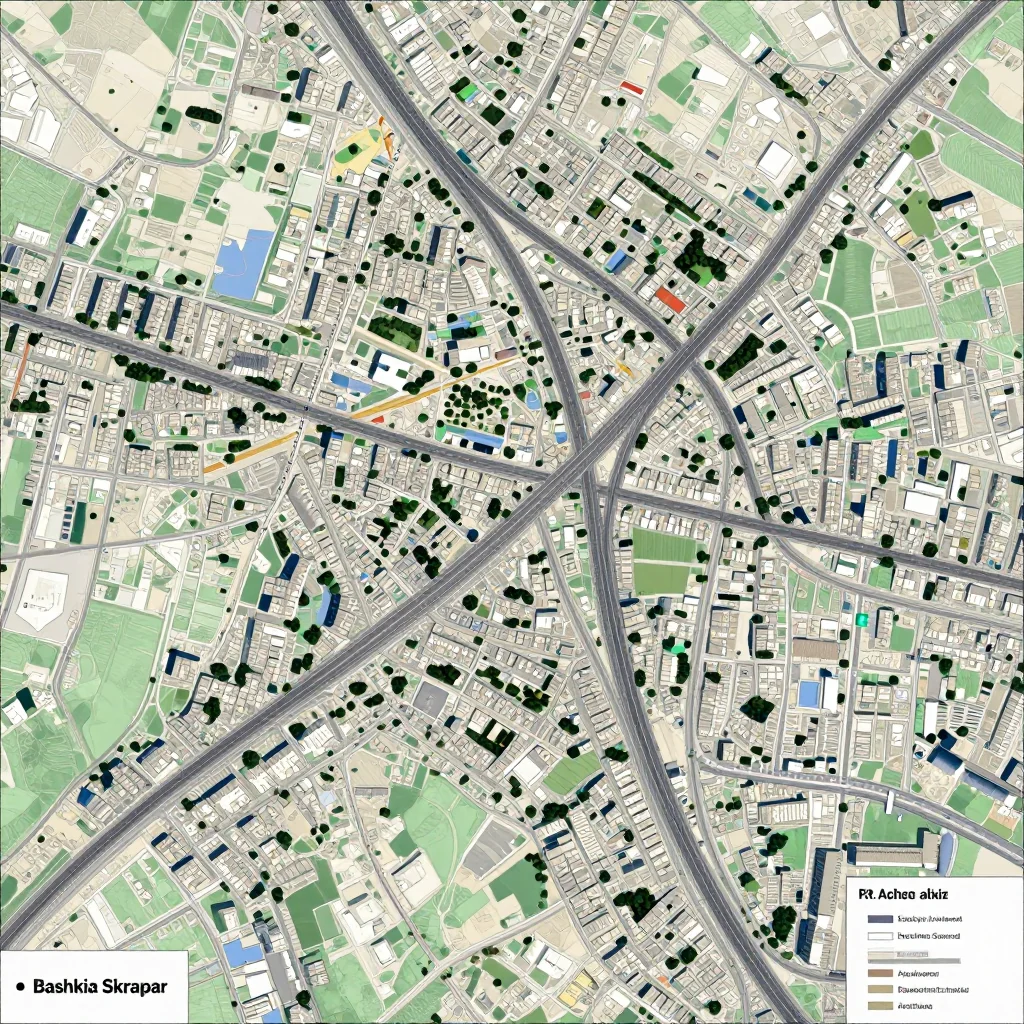 Bashkia Skrapar, Albania Street Map