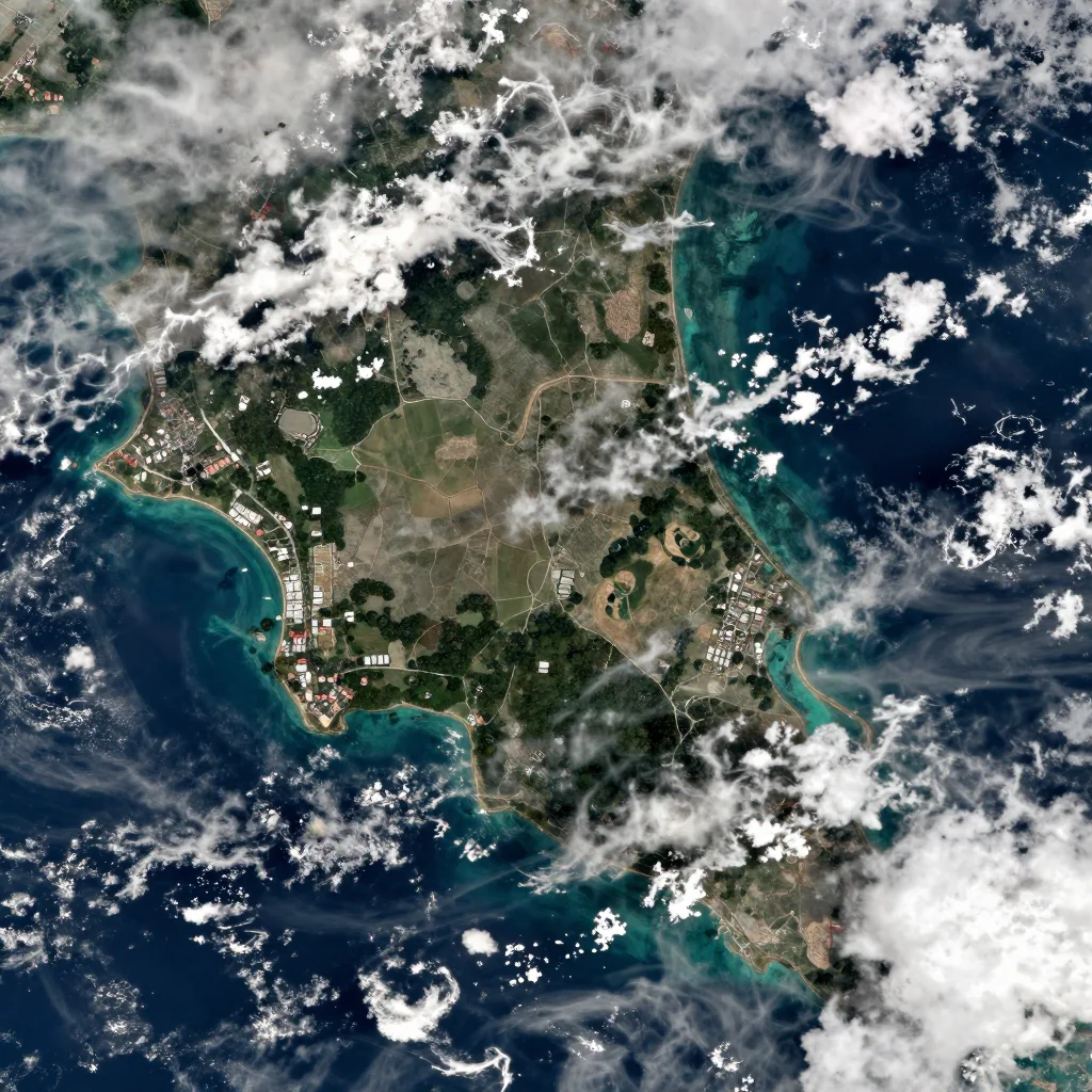 Bathsheba, Barbados Satellite View