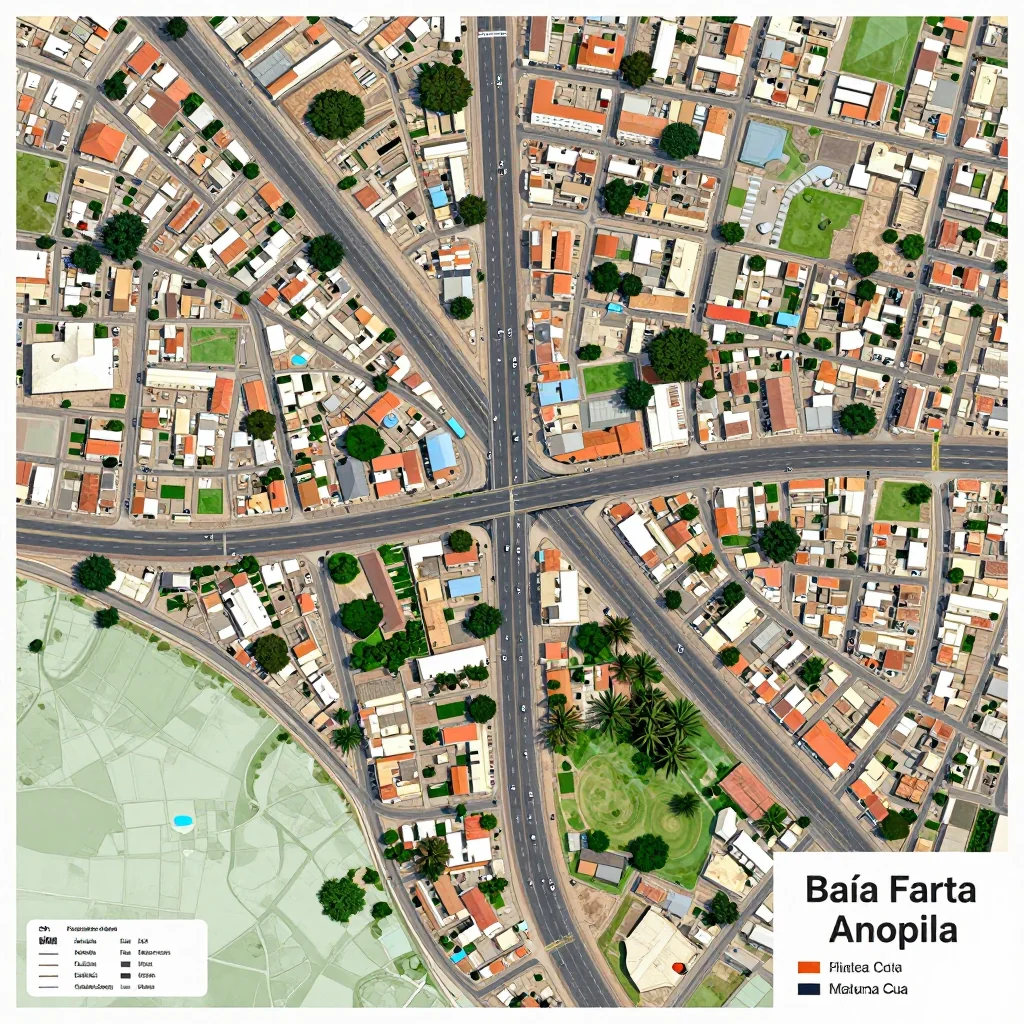 Baía Farta, Angola Street Map
