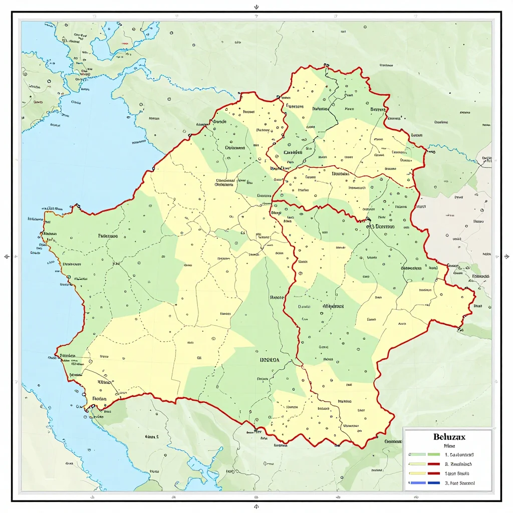 Belarus Political Map