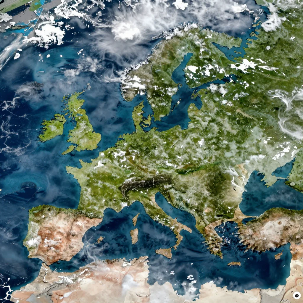 Belarus - Satellite Image Belarus Satellite View